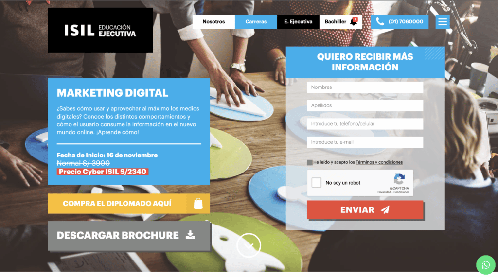 Marketing Digital en ISIL Lima Perú