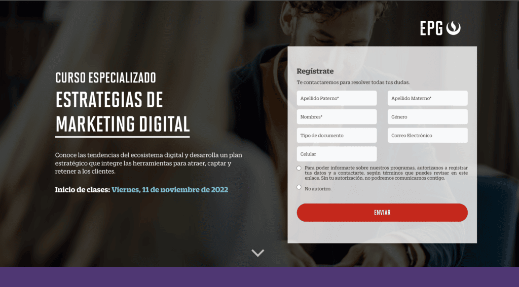 Marketing Digital en UPC Lima Perú